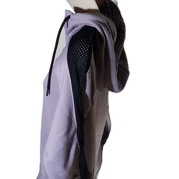Under Armour Light Purple Zip Up Hooded Jacket Coat Size Small with pockets - Picture 3 of 4